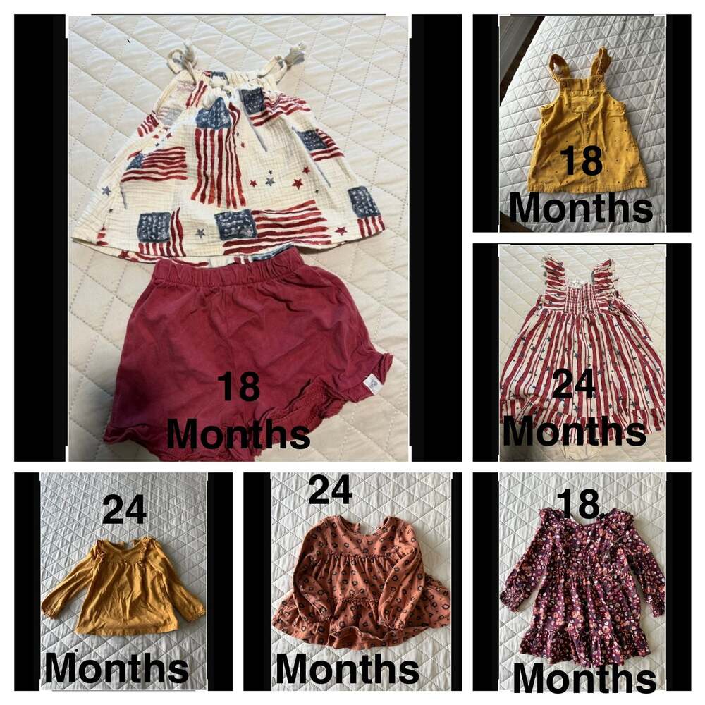 18-2T Bundle of girls clothes